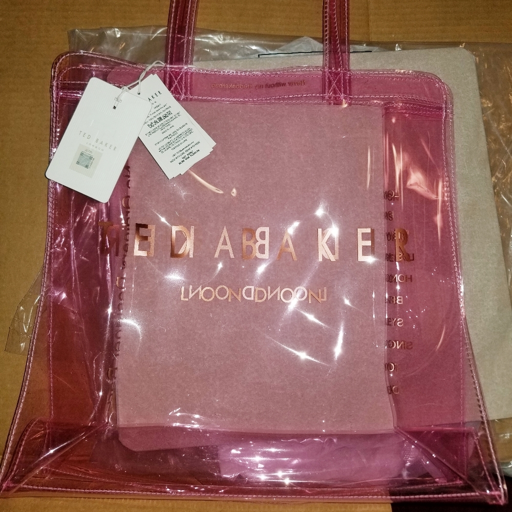 Ted Baker London Pink Clear Icon Tote